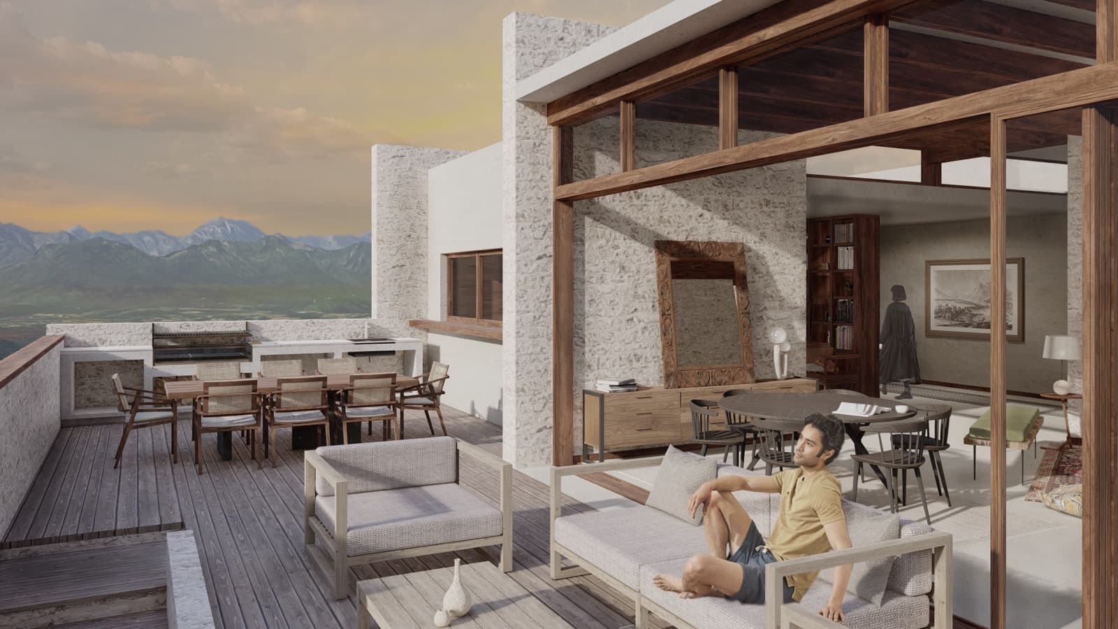 Casa club · terraza